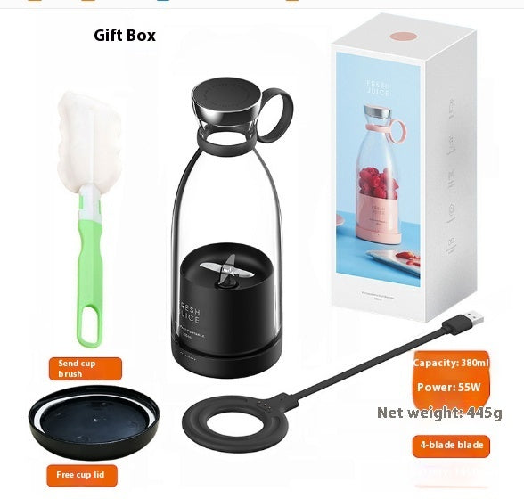 Portable USB Rechargeable Blender – 350ML Mini Smoothie Maker for Travel, Work & Home