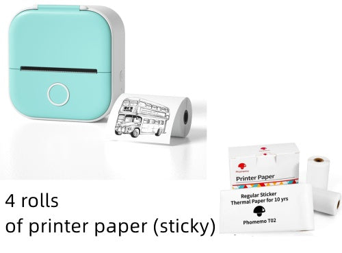 Mini Inkless Bluetooth Label Printer – Portable, Stylish & Built for Productivity