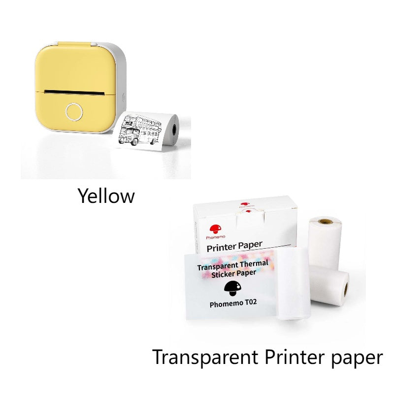 Mini Inkless Bluetooth Label Printer – Portable, Stylish & Built for Productivity