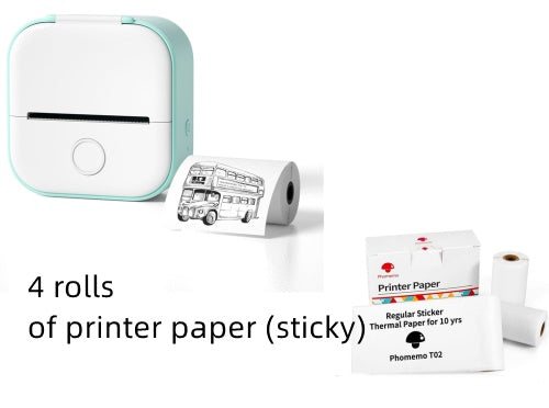 Mini Inkless Bluetooth Label Printer – Portable, Stylish & Built for Productivity