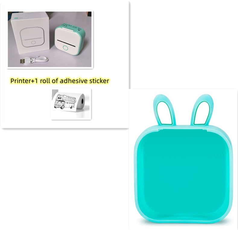 Mini Inkless Bluetooth Label Printer – Portable, Stylish & Built for Productivity