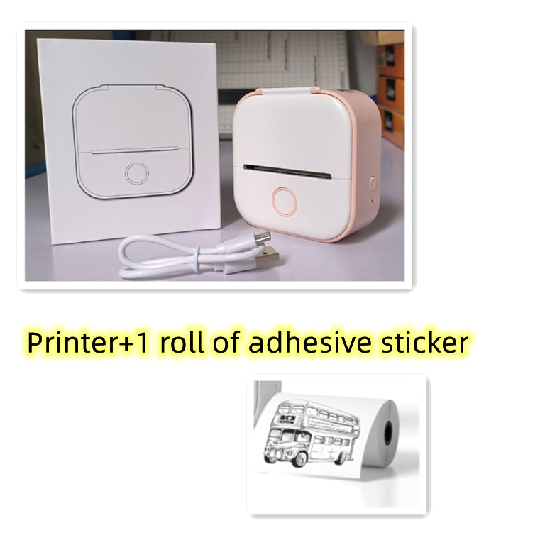 Mini Inkless Bluetooth Label Printer – Portable, Stylish & Built for Productivity