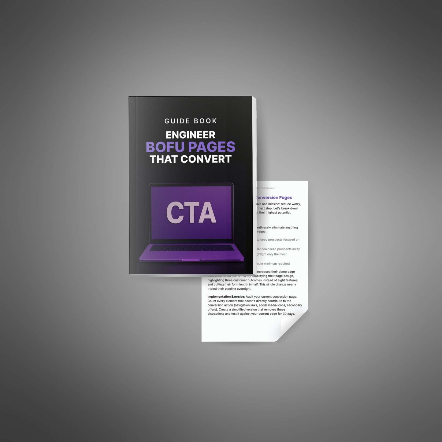Engineer BOFU Pages that Convert (23-Page PDF Guide) – Conversion Page Playbook, Social Proof, Micro-Conversions, Risk Reversal