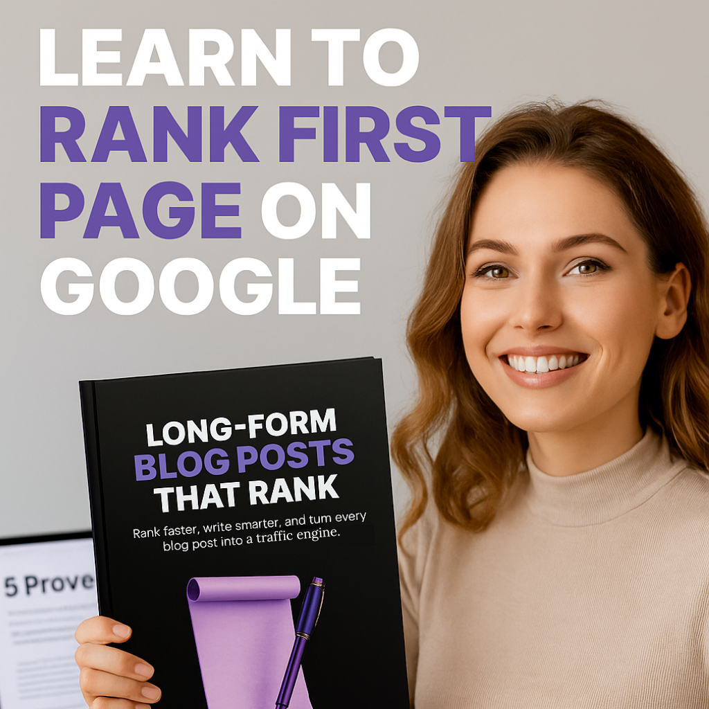 Long-Form Blog Posts That Rank | SEO Content Writing Ebook | Copywriting & Content Marketing Guide for Bloggers and Entrepreneurs