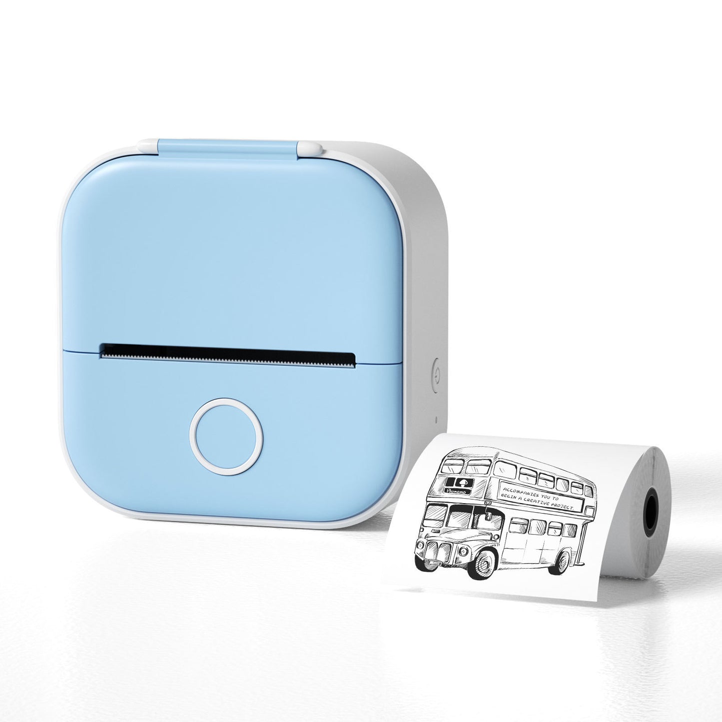 Mini Inkless Bluetooth Label Printer – Portable, Stylish & Built for Productivity