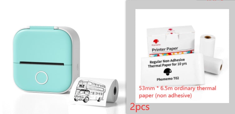 Mini Inkless Bluetooth Label Printer – Portable, Stylish & Built for Productivity