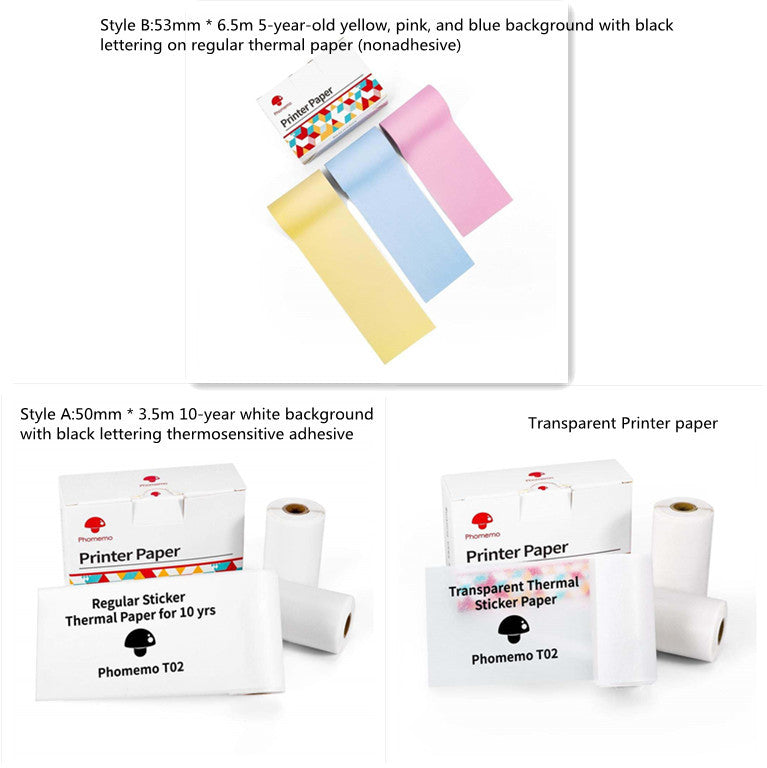 Mini Inkless Bluetooth Label Printer – Portable, Stylish & Built for Productivity
