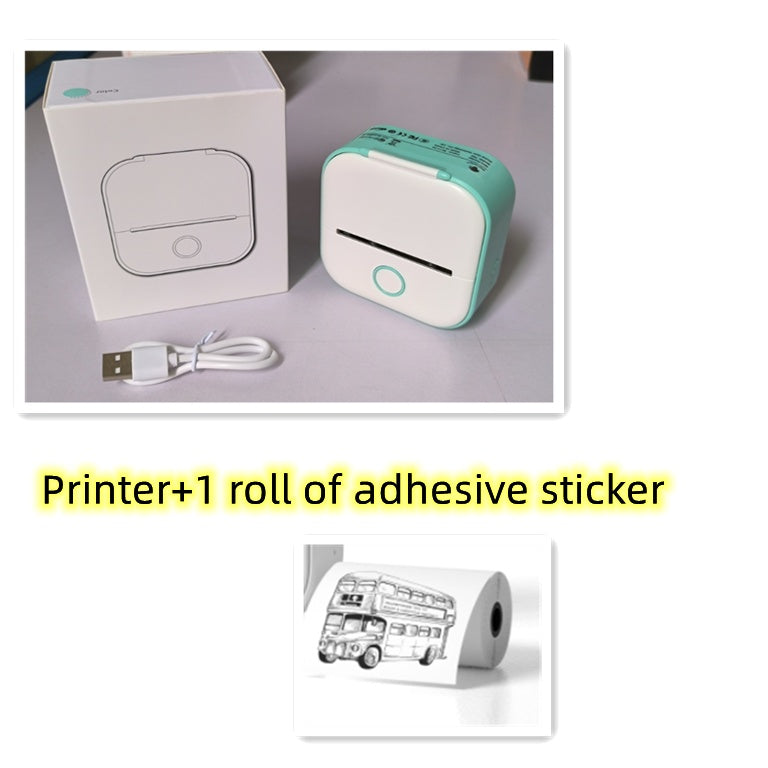 Mini Inkless Bluetooth Label Printer – Portable, Stylish & Built for Productivity
