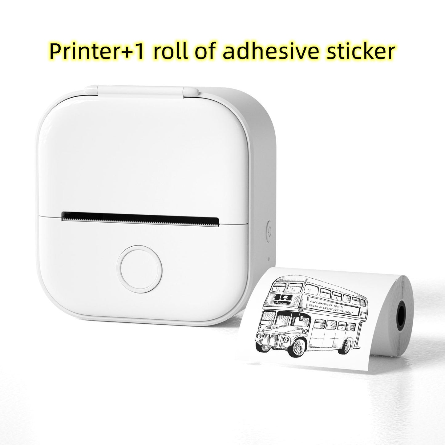 Mini Inkless Bluetooth Label Printer – Portable, Stylish & Built for Productivity
