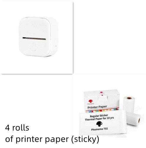 Mini Inkless Bluetooth Label Printer – Portable, Stylish & Built for Productivity