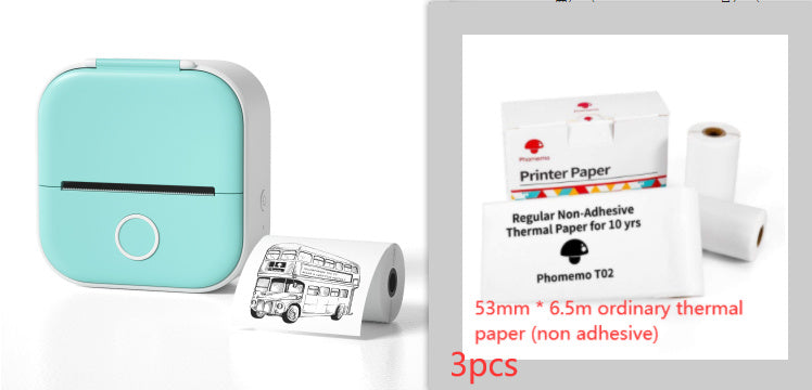 Mini Inkless Bluetooth Label Printer – Portable, Stylish & Built for Productivity