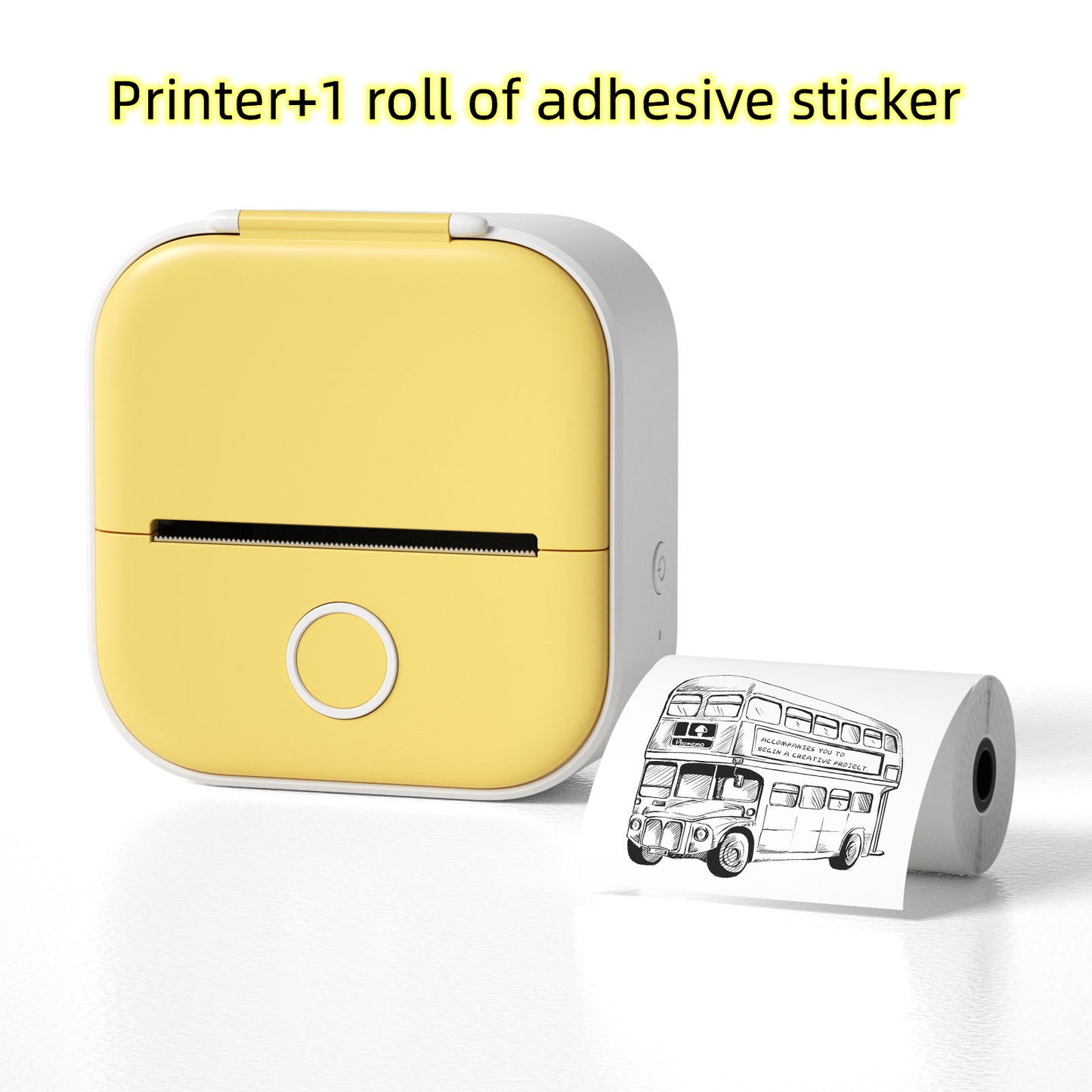 Mini Inkless Bluetooth Label Printer – Portable, Stylish & Built for Productivity