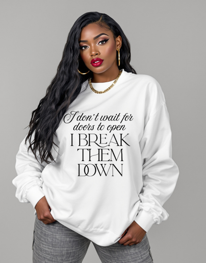 Motivational Crewneck Sweatshirt - Entrepreneur Mindset Apparel