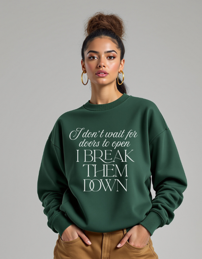 Motivational Crewneck Sweatshirt - Entrepreneur Mindset Apparel