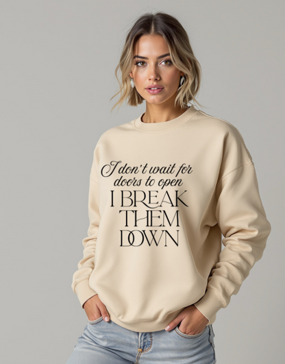 Motivational Crewneck Sweatshirt - Entrepreneur Mindset Apparel