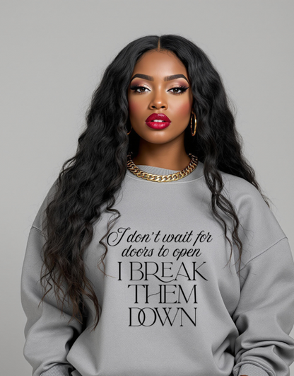 Motivational Crewneck Sweatshirt - Entrepreneur Mindset Apparel