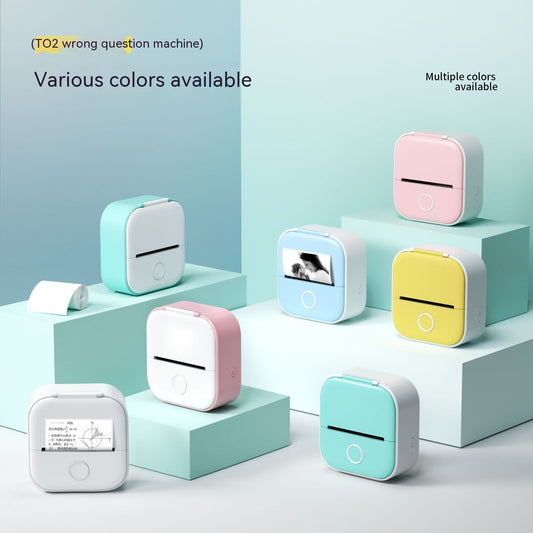 Mini Inkless Bluetooth Label Printer – Portable, Stylish & Built for Productivity