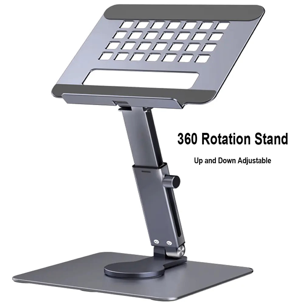 EverBright™ 360° Swivel Aluminum Laptop & Tablet Stand