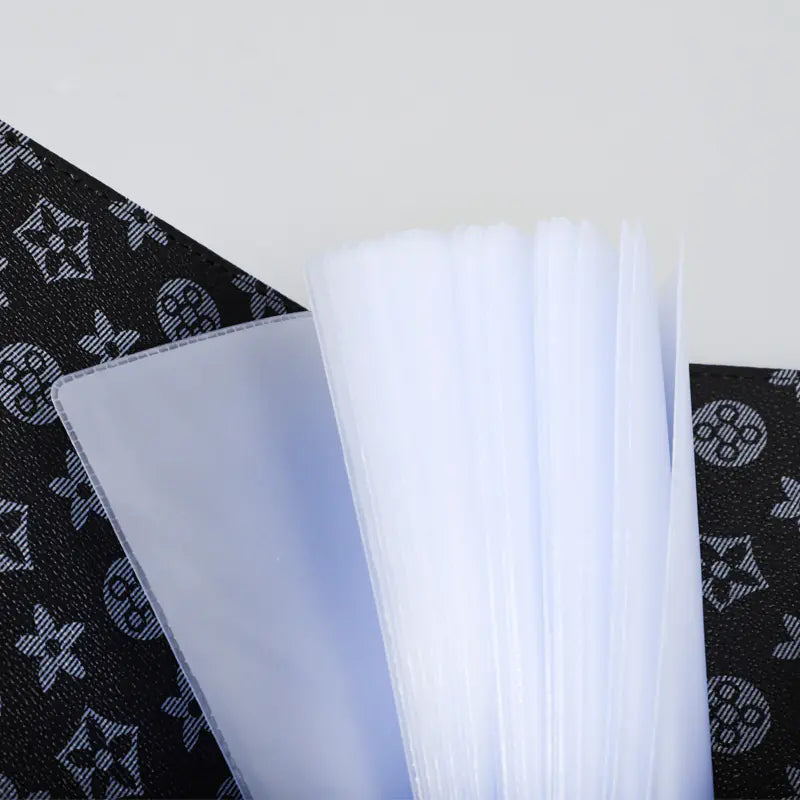 Luxury Leather Textured Bank Document Organizer – Elegant Wallet for Certificates & Cards