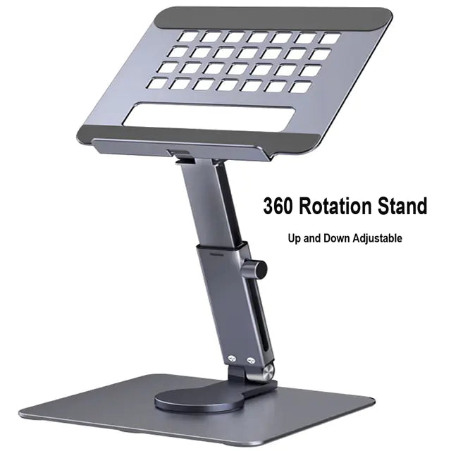 EverBright™ 360° Swivel Aluminum Laptop & Tablet Stand