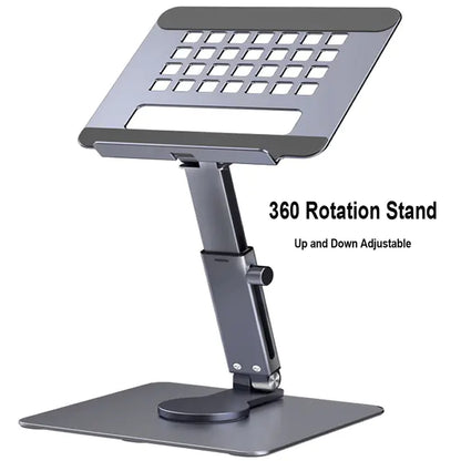 EverBright™ 360° Swivel Aluminum Laptop & Tablet Stand