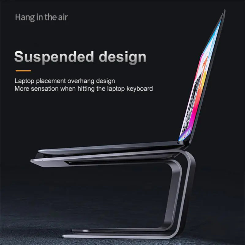 Adjustable Metal Laptop Stand – Ergonomic Aluminum Holder for Tablets & Laptops