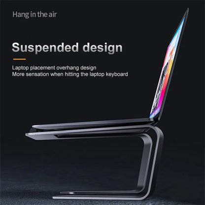 Adjustable Metal Laptop Stand – Ergonomic Aluminum Holder for Tablets & Laptops