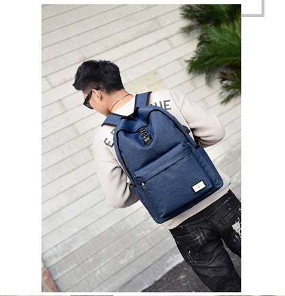 Casual USB Tech Backpack with Charging Port