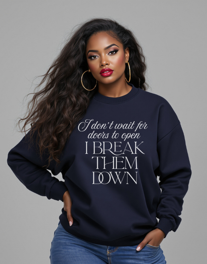 Motivational Crewneck Sweatshirt - Entrepreneur Mindset Apparel