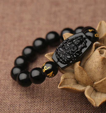 EverBright Obsidian Focus Bracelet — Grounded Energy for Bold Action