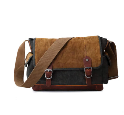 Retro Canvas Shoulder Bag for Men – Classic Style, Everyday Function