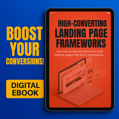 High-Converting Landing Page Frameworks | Digital Marketing & Copywriting Ebook (PDF Download)