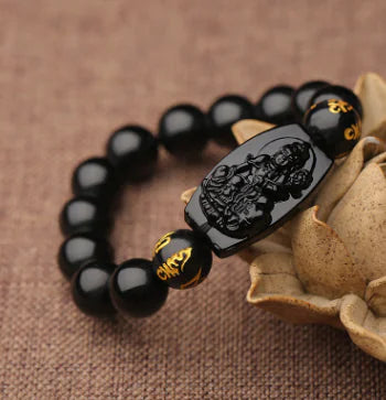 EverBright Obsidian Focus Bracelet — Grounded Energy for Bold Action