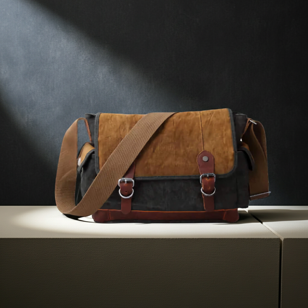 Retro Canvas Shoulder Bag for Men – Classic Style, Everyday Function