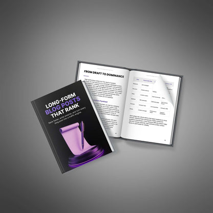 Long-Form Blog Posts That Rank | SEO Content Writing Ebook | Copywriting & Content Marketing Guide for Bloggers and Entrepreneurs