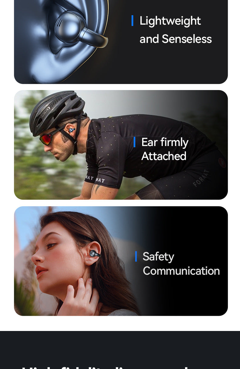M55 Bone Conduction Bluetooth Earphones