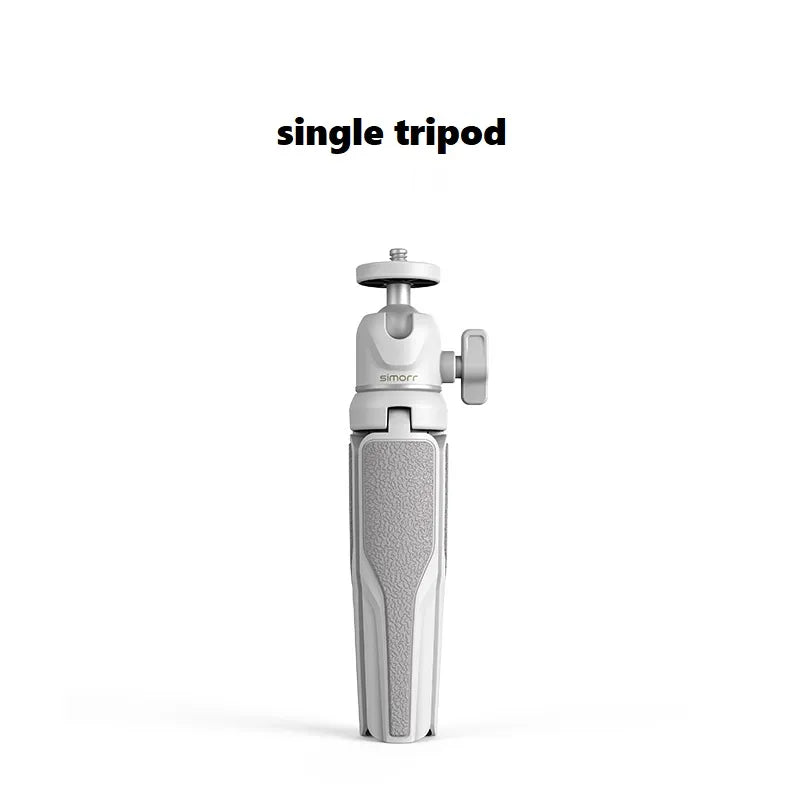 EverBright CreatorPro™ Portable Desktop Tripod & Vlogging Kit — Built-In Light, Mic & Expandable Grip