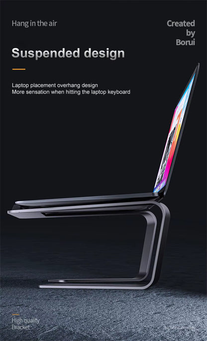 Adjustable Metal Laptop Stand – Ergonomic Aluminum Holder for Tablets & Laptops