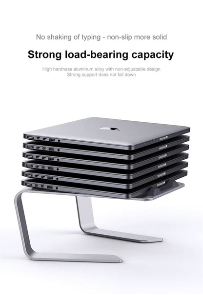 Adjustable Metal Laptop Stand – Ergonomic Aluminum Holder for Tablets & Laptops