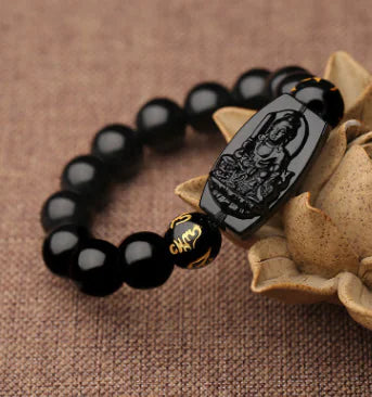 EverBright Obsidian Focus Bracelet — Grounded Energy for Bold Action