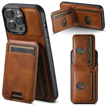 Vintage Leather Wallet Phone Case – For iPhone 15 Pro, Samsung S24U, Google & More