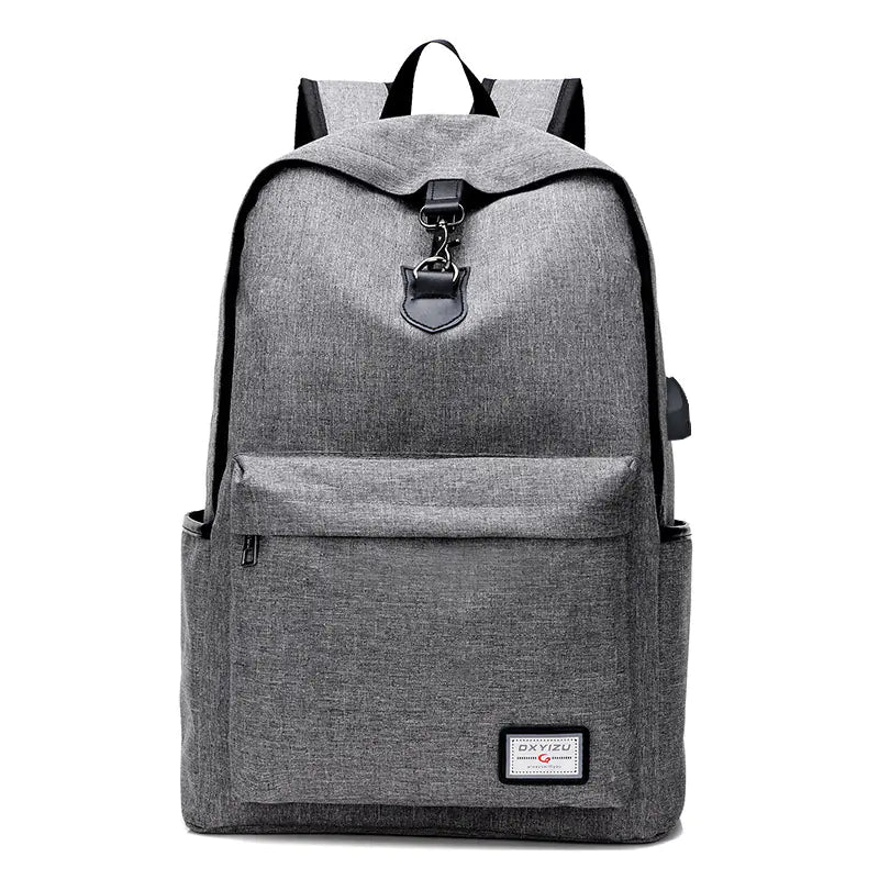 Casual USB Tech Backpack with Charging Port
