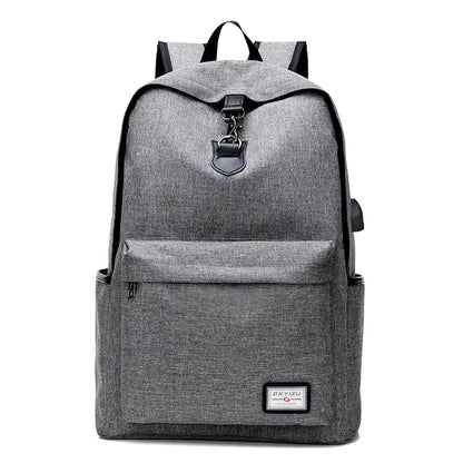 Casual USB Tech Backpack with Charging Port