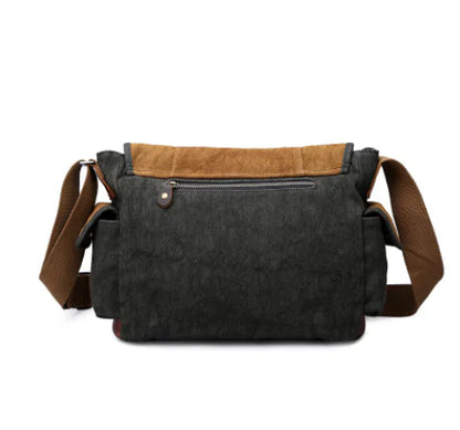 Retro Canvas Shoulder Bag for Men – Classic Style, Everyday Function
