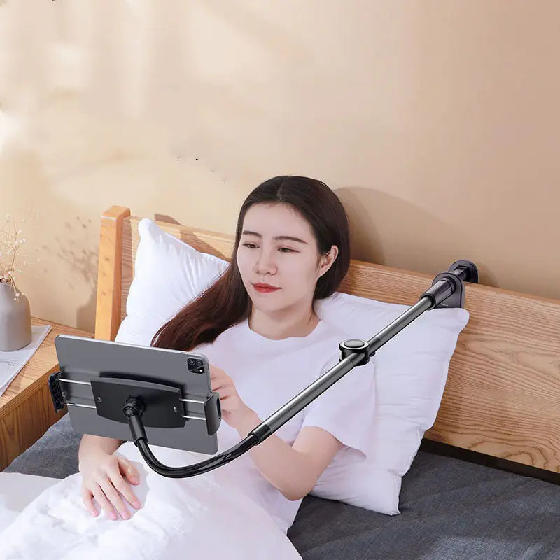 Adjustable Bedside & Desktop Stand for Tablets and Phones – Hands-Free Comfort Anywhere