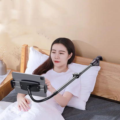 Adjustable Bedside & Desktop Stand for Tablets and Phones – Hands-Free Comfort Anywhere