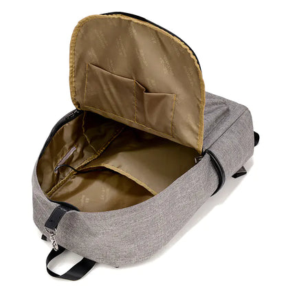 Casual USB Tech Backpack with Charging Port