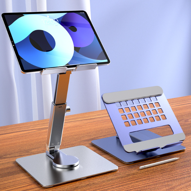 EverBright™ 360° Swivel Aluminum Laptop & Tablet Stand