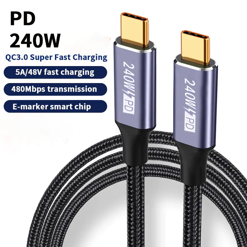 Premium USB C to USB Type C Fast Charging Cable (0.5m to 3m)