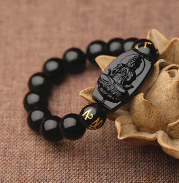 EverBright Obsidian Focus Bracelet — Grounded Energy for Bold Action